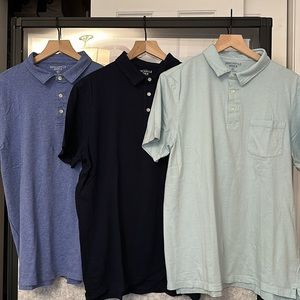 J.Crew polo shirts - set of 3